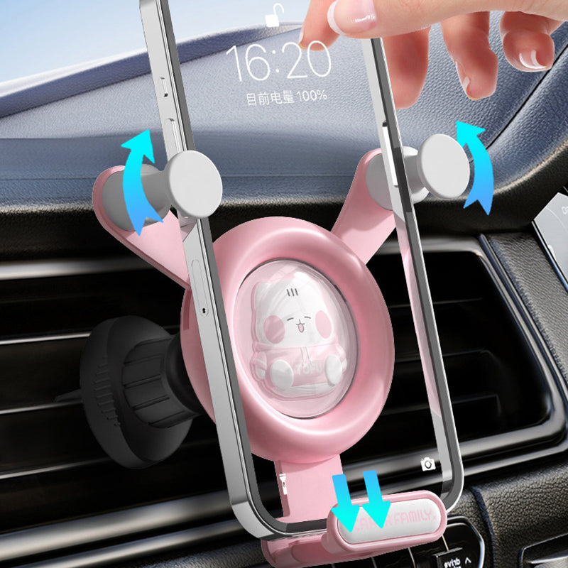 ICARER FAMILY Cartoon Style Car Phone Holder ICARER FAMILY Cartoon Style Car Phone Holder
